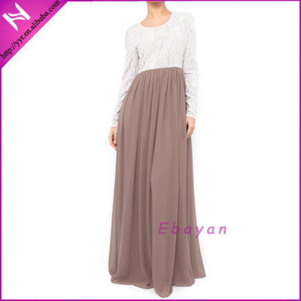 Latest Lace Muslim Casual Abaya