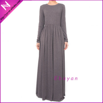 Latest Pleats Abaya Maxi Dress