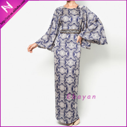Latest Printing and Beaded Batwing Kaftan