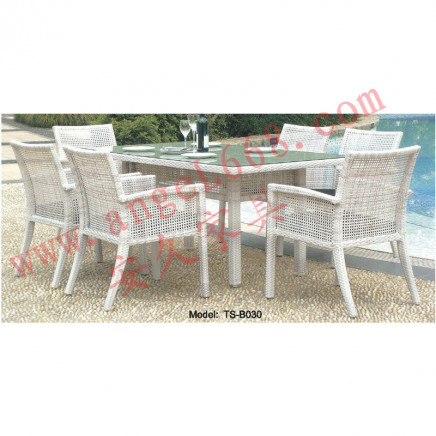 Leisure Dining Rattan Garden Modern Patio Flowers Table for Outdoor