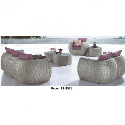 Leisure Patio Rattan Garden Dining Outdoor Modern Sofa