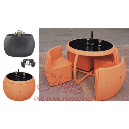 Leisure Rattan Outdoor Patio Dining Modern Chair for Garden