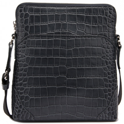 Leisure Stylish Crocodile Leather Messenger Bags for Men