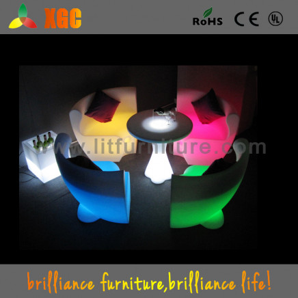 Lighted up Chairs with 16 Colors