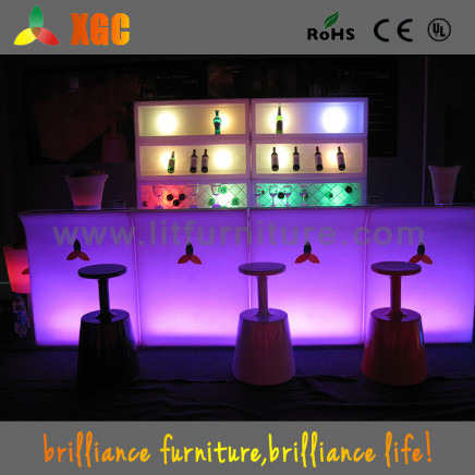 Lit Bar Furniture/LED Bar Counter/Lighted Bar Table