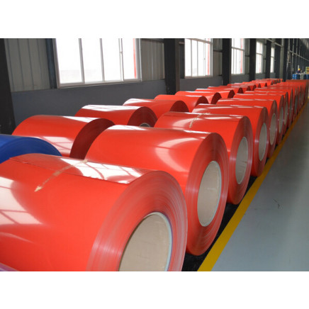 Low Cost Red Orange Pre Painted Gi Coil