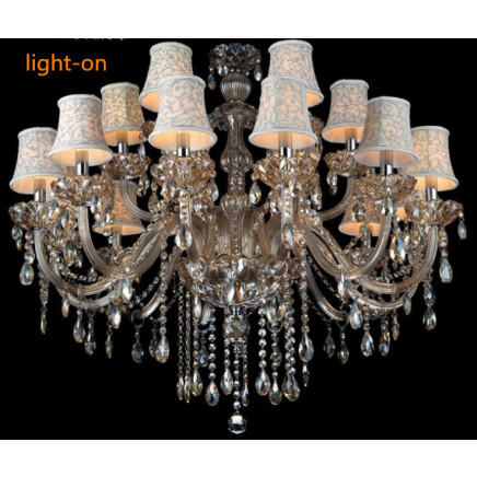 Luxury Hotel Chrome Crystal Chandelier Modern Lighting