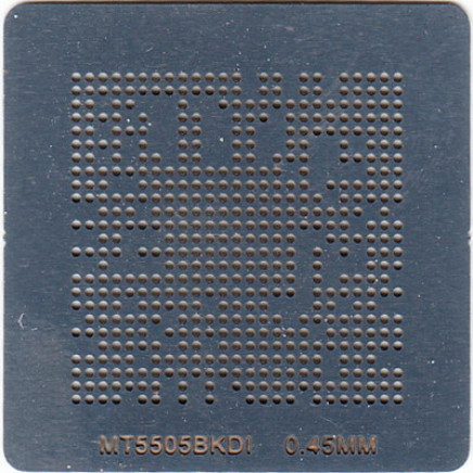 MT5505BKDI BGA Stencil Template Heat Directly