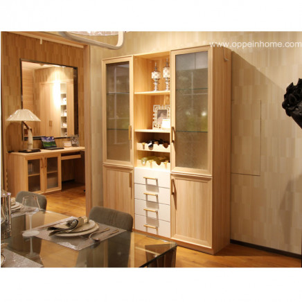 Melamine Wood Grain Wine Cabinet (JG11132A150)
