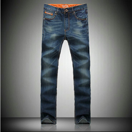 Men Broken Fashion Loose Denim Pants