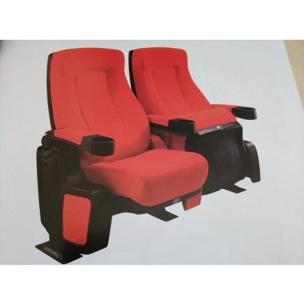 Metal Cinema Seating with The Cup Holder Cinema Seat Cinema Chair Cinema Furniture (XC-1006)
