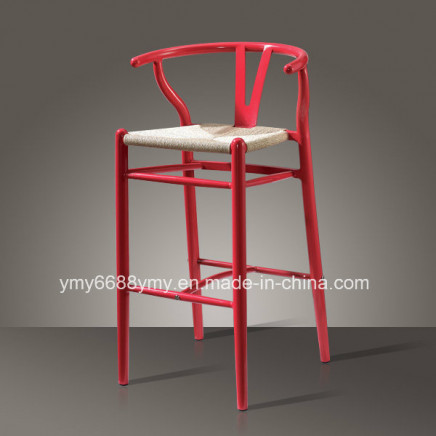 Metal Frame Bar Rattan Chair