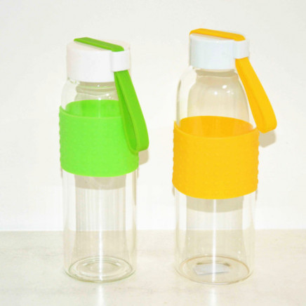 Mini Fashion Simple Design Style and Borosilicate Glass Water Bottle for Drinking