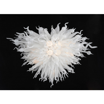 Modern Bright Chandelier Pendant Lamp White Chandelier