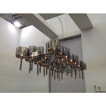Modern Cognac Glass Pendant Lamp (1127S-26)