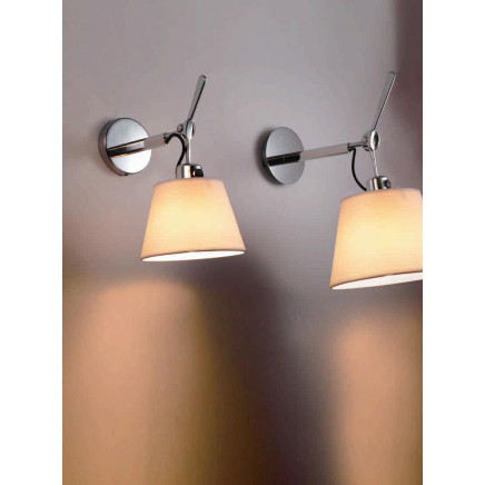 Modern Decorative Hotel Room Pearl Black Fabric Wall Lighting (688W1)