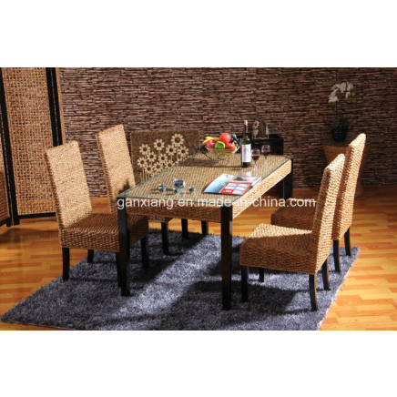 Modern Dining Room Furniture Table Combination Rattan Furniture