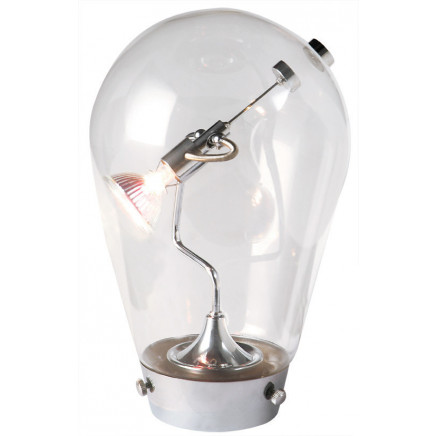 Modern Hotel Transparent Glass Table Lamp (MT4028S-CL)