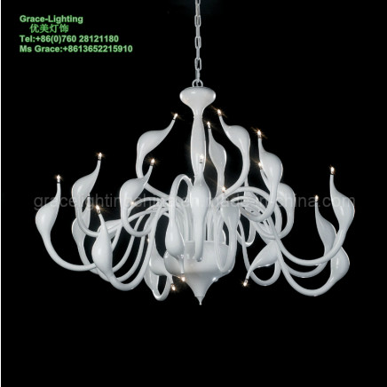 Modern LED Pendant Lamp Creative Swan Chandelier (GD-8052-24)
