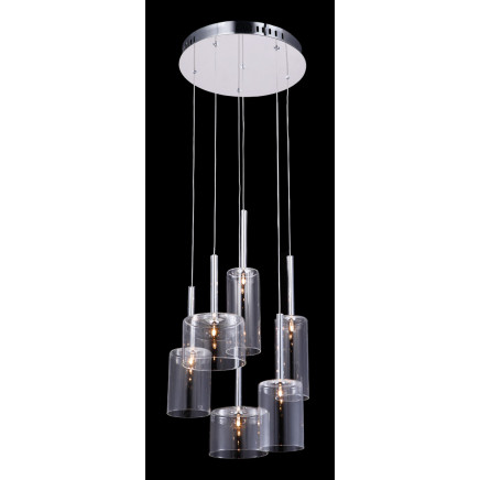 Modern Lighting Home Decoration with Glass Shade (MD4133-6CL)