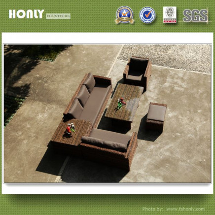 Modern Magic Rattan Sofa Set Outdoor Garden Patio Furniture