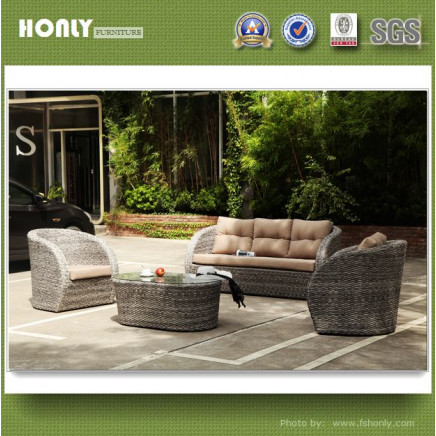 Modern Outdoor Leisure Wicker Poly Rattan Garden Furniture