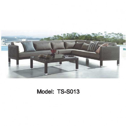 Modern Patio Rattan Leisure Garden Outdoor Dining Sofa