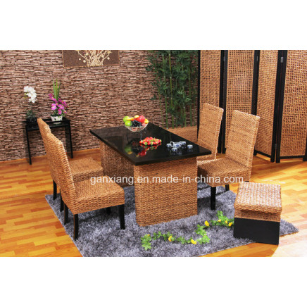 Modern Rattan Furniture Dining Room Sets Table