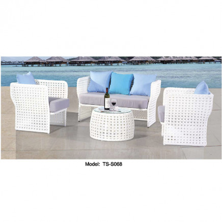 Modern Rattan Leisure Outdoor Dining Garden Furniture Sofa for Patio