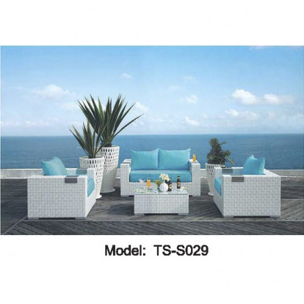 Modern Rattan Leisure Outdoor Dining Patio Garden Sofa