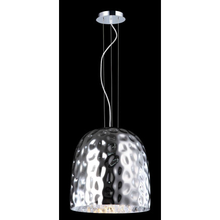 Modern Soild Chrome Glass Steel E27 Pendant Lighting (MD4157-CH)