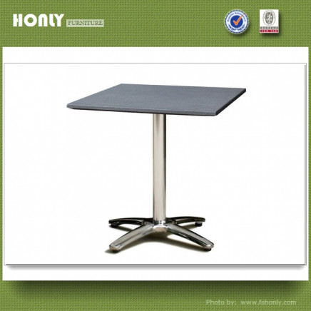 Modern Stainless Steel Stone Table Outdoor Leisure Square Coffee Table