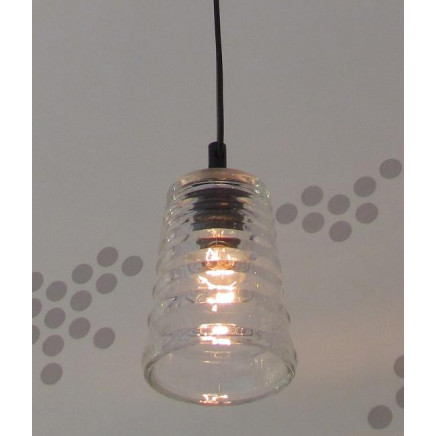 Modern Transparent Glass Hanging Pendant Light (1171s1)