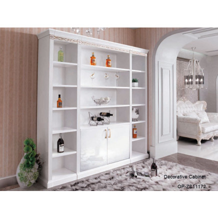 Modern White Artistic Decoration Wine Cabinet (ZS11172)