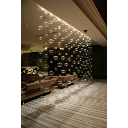 Mouth Blown Glass Ball Curtain for Hotel Decoration (YK-D108)