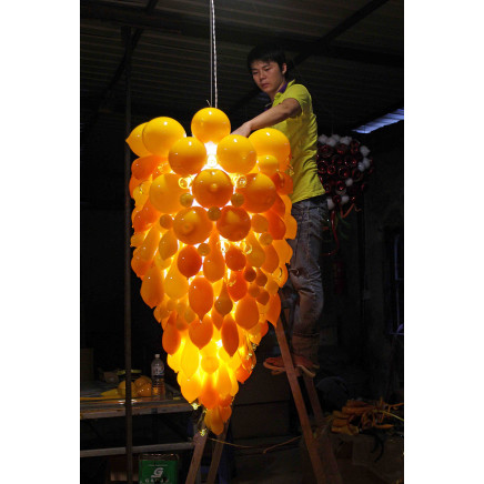 Mouth Blown Glass Pendant Lamp for Hotel Decoration (YK-D21)