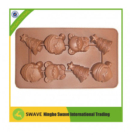 Multi Style Silicone Chocolate Mold BPA Free FDA/LFGB Chocolate Bean Shape / Spoon Shape