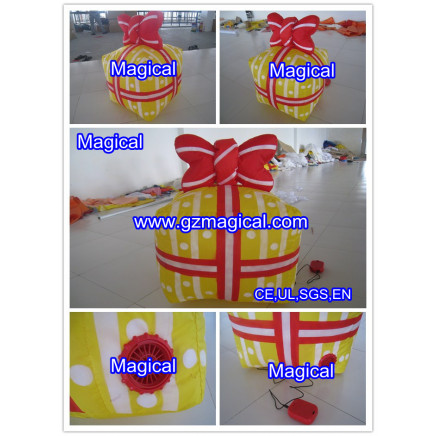 Mystic Cute Inflatable Christmas Gift Box (MIC-316)
