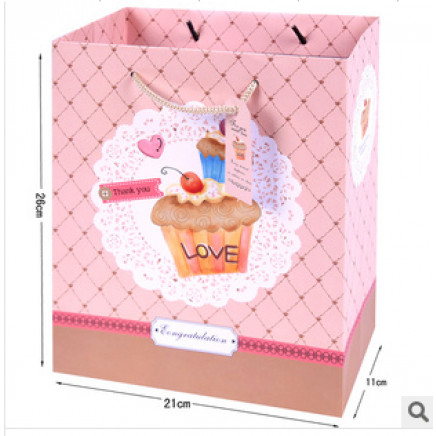 New Desgin Cheap Paper Gift Packaging Handle Bag
