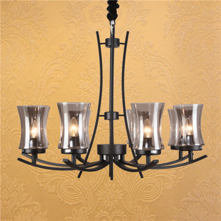 New Design Chandelier Lamp with Glass Shade (SL2246-8)
