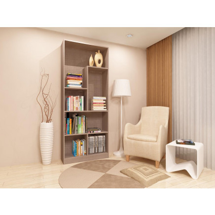 New Design MDF Book Cabinet by E0 Board (B-114)