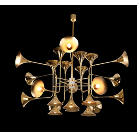 New Design Modern Carbon Steel Loudspeaker Pendant Lights (1133S)
