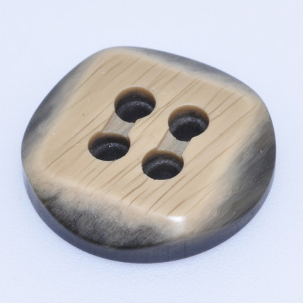 New Fashion 4holes Brushed Resin Button