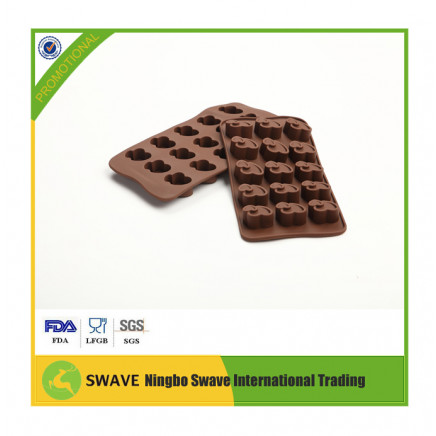 Non-Toxic Silicone Chocolate Mold / Ice Cube Tray / Candy Mold / Jelly Mold / Cake Mold (FDA, LFGB, SGS approved)