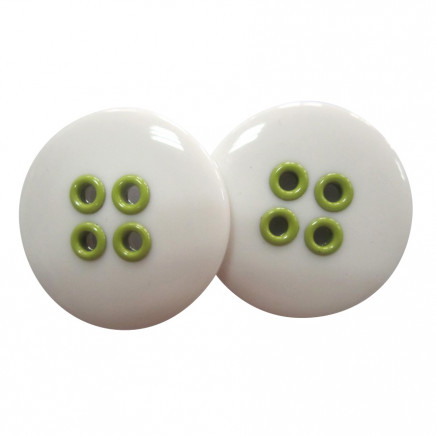 OEM 25mm Metal Eyelet Resin Button