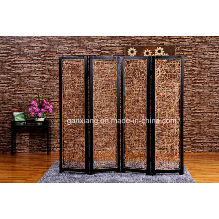 Office Meeting Room Folding Screen Home Rattan Furniture