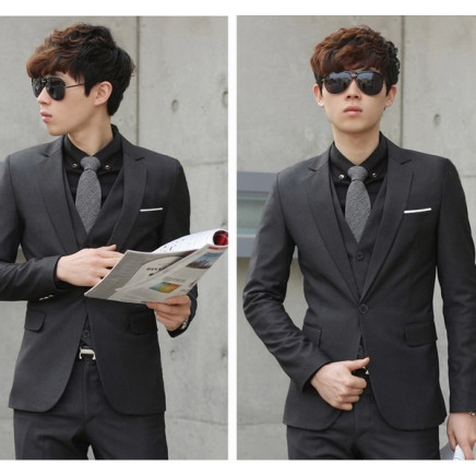 One Button New Arrival Slim Fit Fashion Man's Casual Suit
