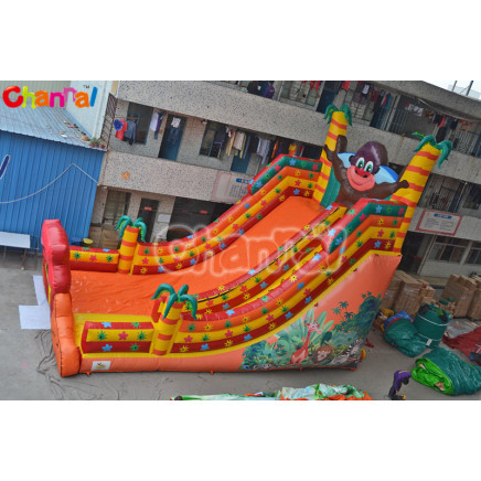 Orange Jungle Safari Slide Inflatable Chsl468-S