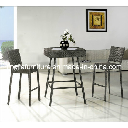 Outdoor Aluminium/Aluminum Wicker Rattan Bar Table (JJ-S679)