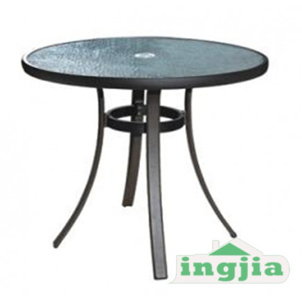Outdoor Aluminum Glass Leisure Patio Leisure Coffee Table (JT-300)